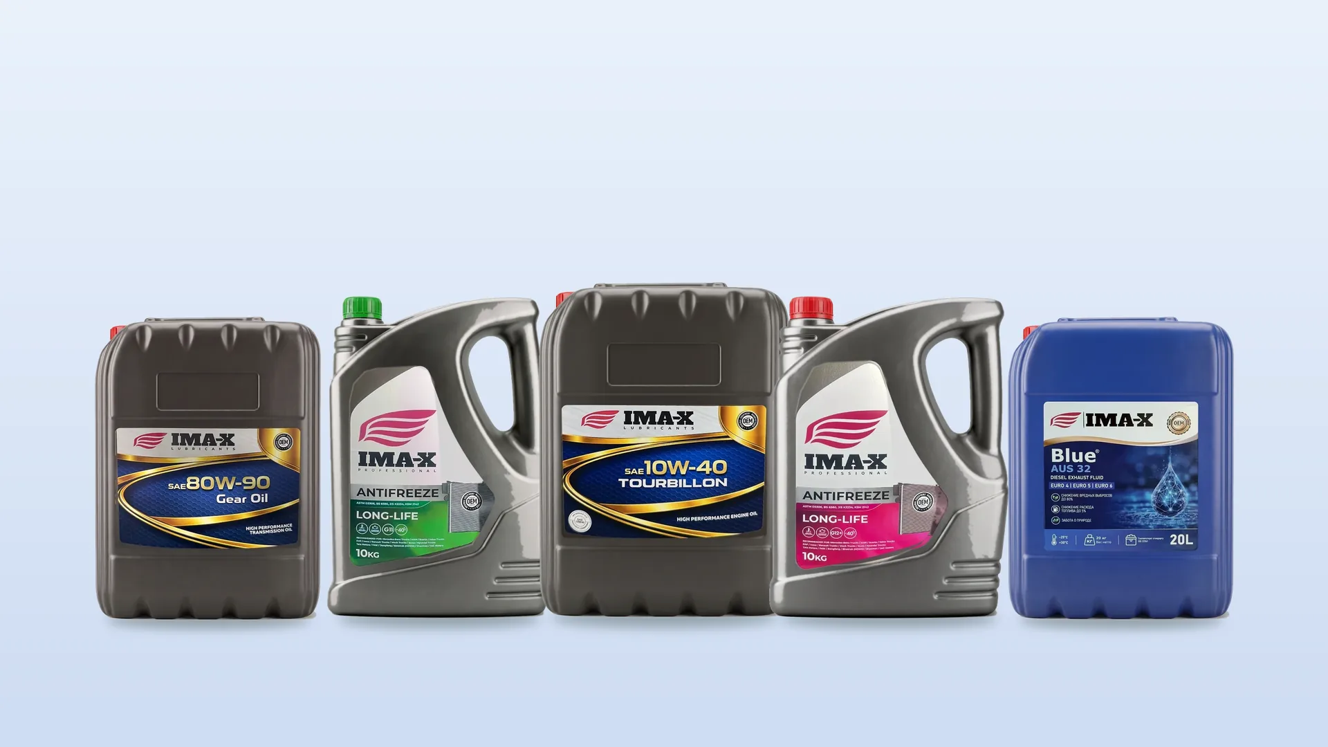 IMA-X oils, antifreeze and AdBlue